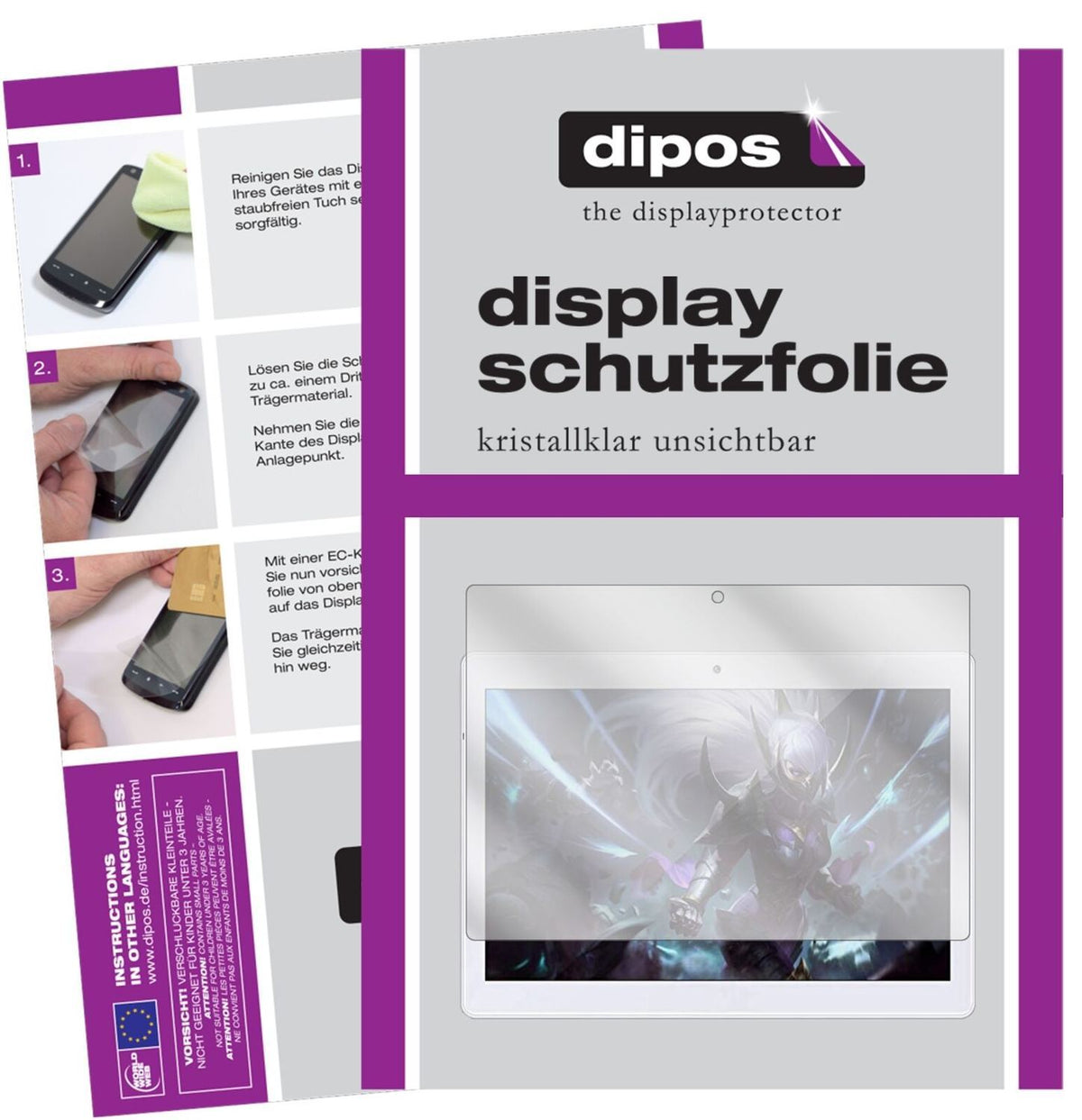 1x Schutzfolie klar für ALLDOCUBE M5 Phablet Displ (2)