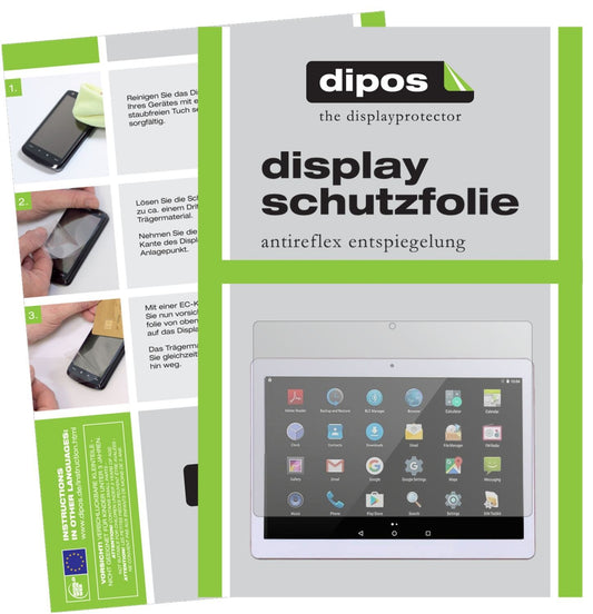 2x Schutzfolie matt für Sannuo 10.1 Zoll 3G Tab Di (1)