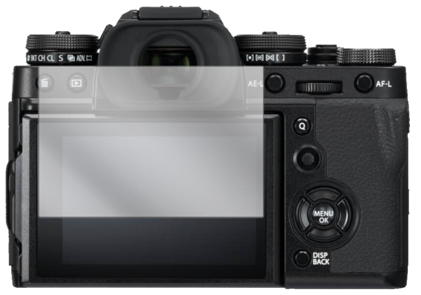 6x Schutzfolie klar für Fujifilm X-T3 Display-Schu (2)
