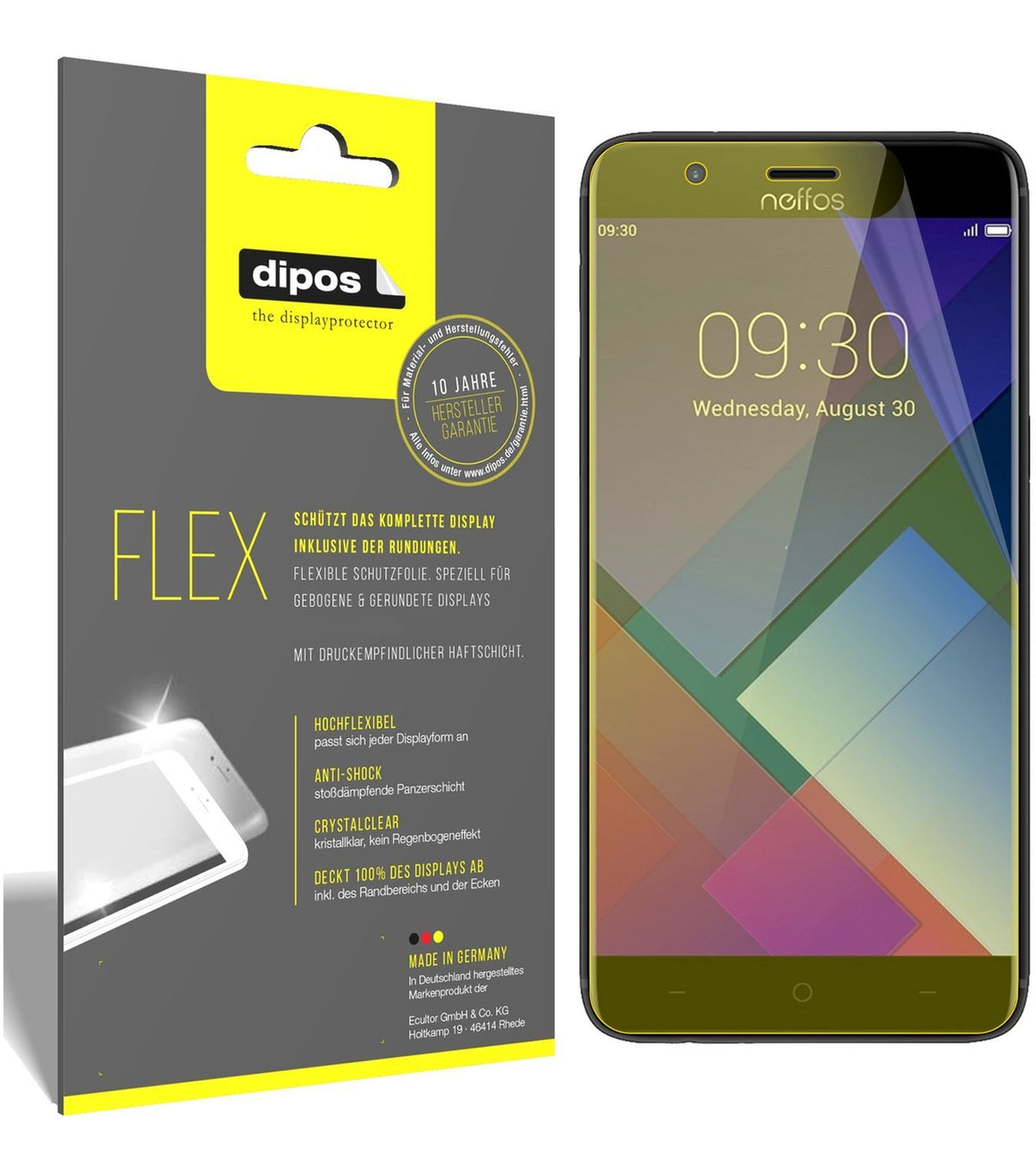 3x 3D Full Cover Schutzfolie für TP-Link Neffos P1 (1)
