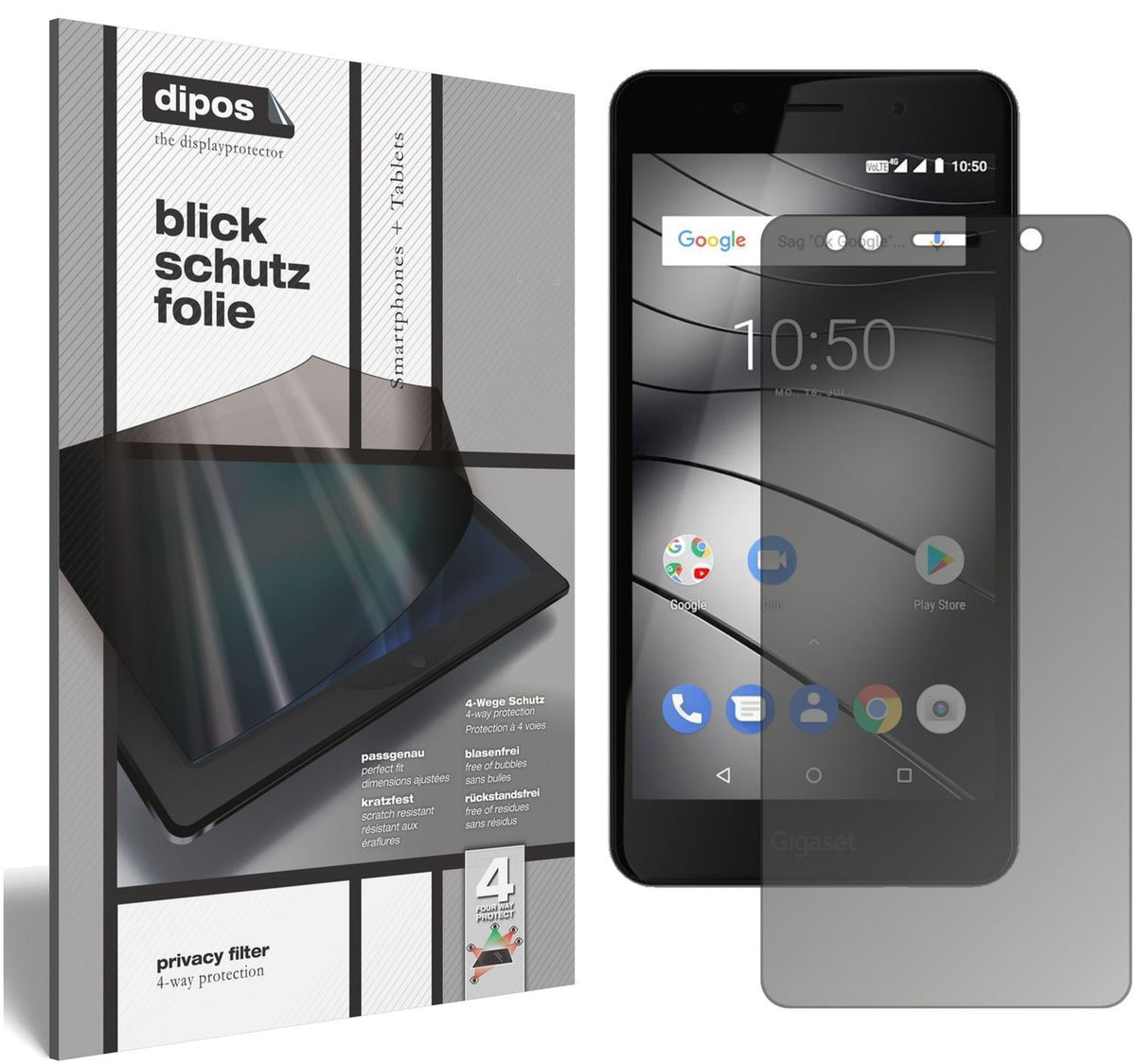Blickschutzfolie für Gigaset GS180 matt Schutzfoli (1)
