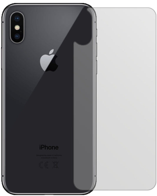 5x Schutzfolie matt für Apple iPhone XS Rückseite  (1)