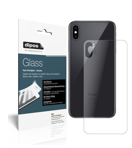 2x 9H Schutzfolie matt für Apple iPhone XS Max Rüc (1)