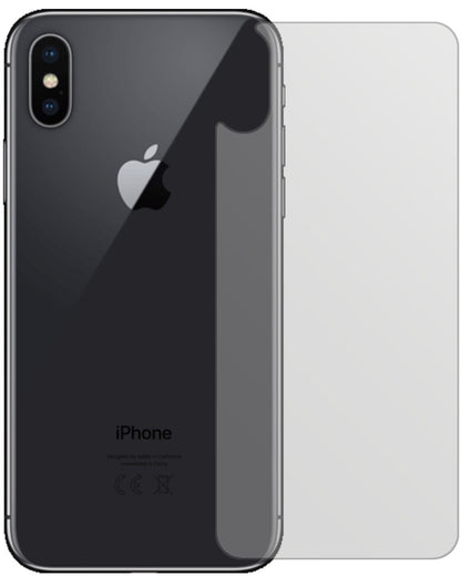 6x Schutzfolie matt für Apple iPhone XS Rückseite  (2)