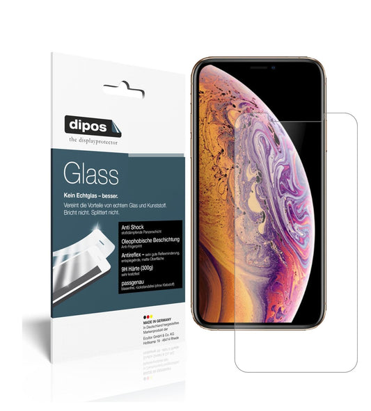 2x 9H Schutzfolie matt für Apple iPhone XS Max Pan (1)