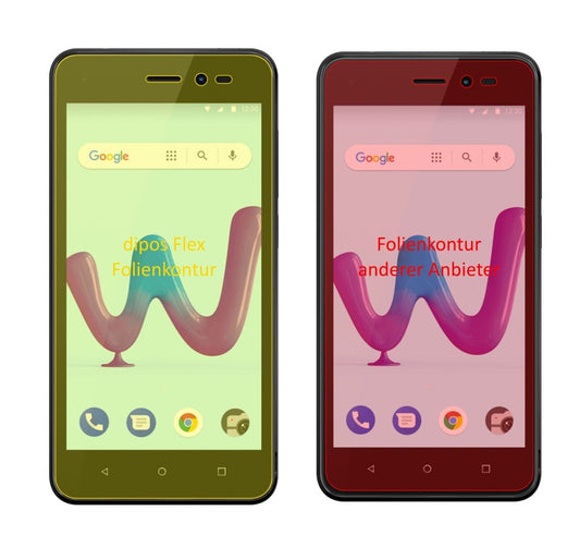 2x 3D Full Cover Schutzfolie für Wiko Sunny 3 (1)