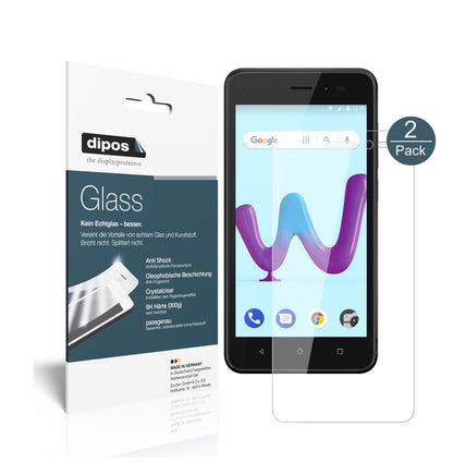 2x 9H Schutzfolie für Wiko Sunny 3 Panzerfolie (1)