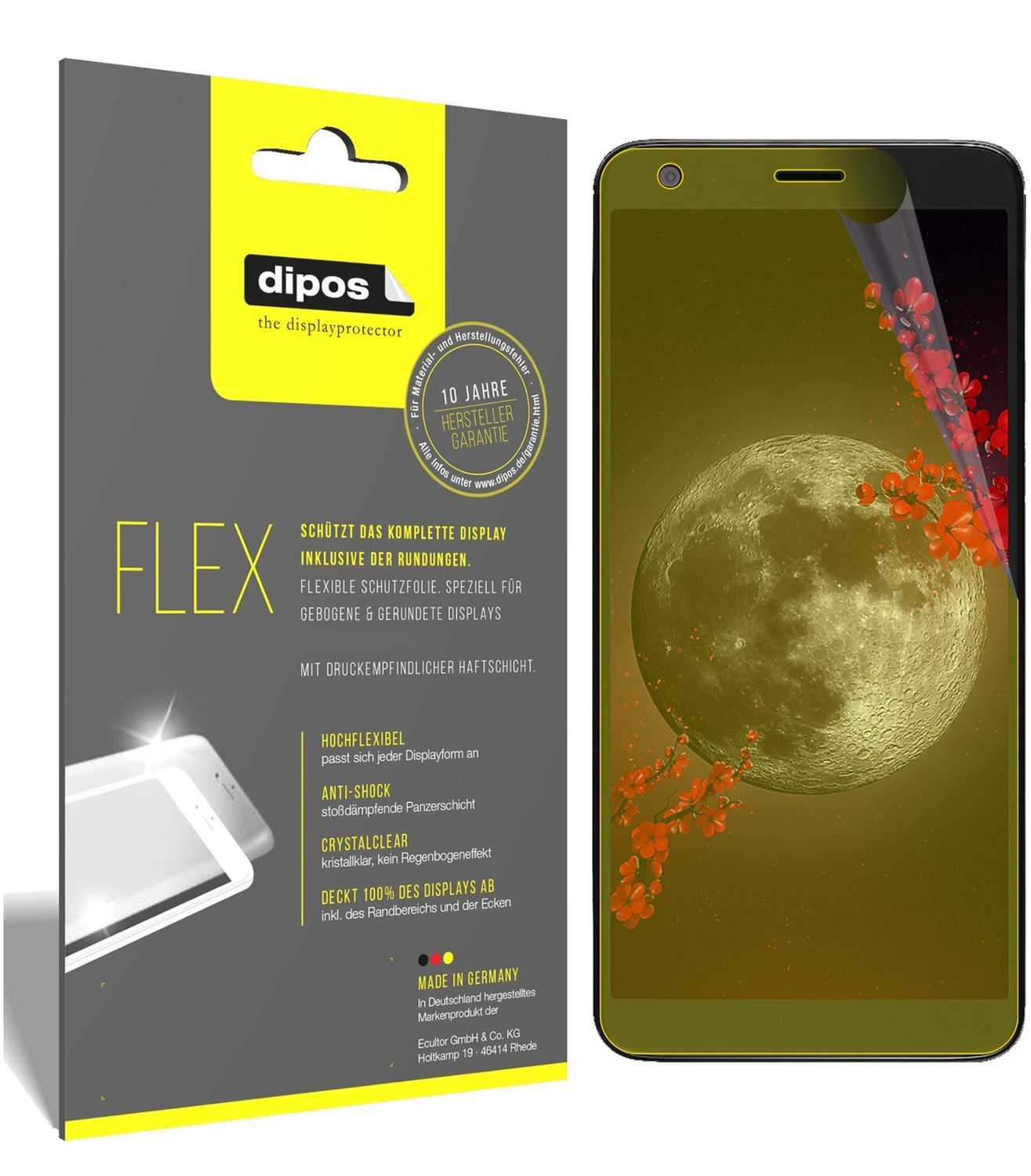 3x 3D Full Cover Schutzfolie für Sharp B10 (1)