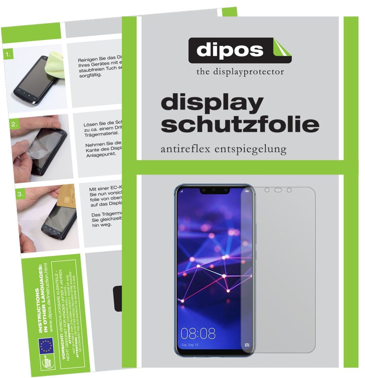 1x Schutzfolie matt für Huawei Mate 20 Lite Displa (2)