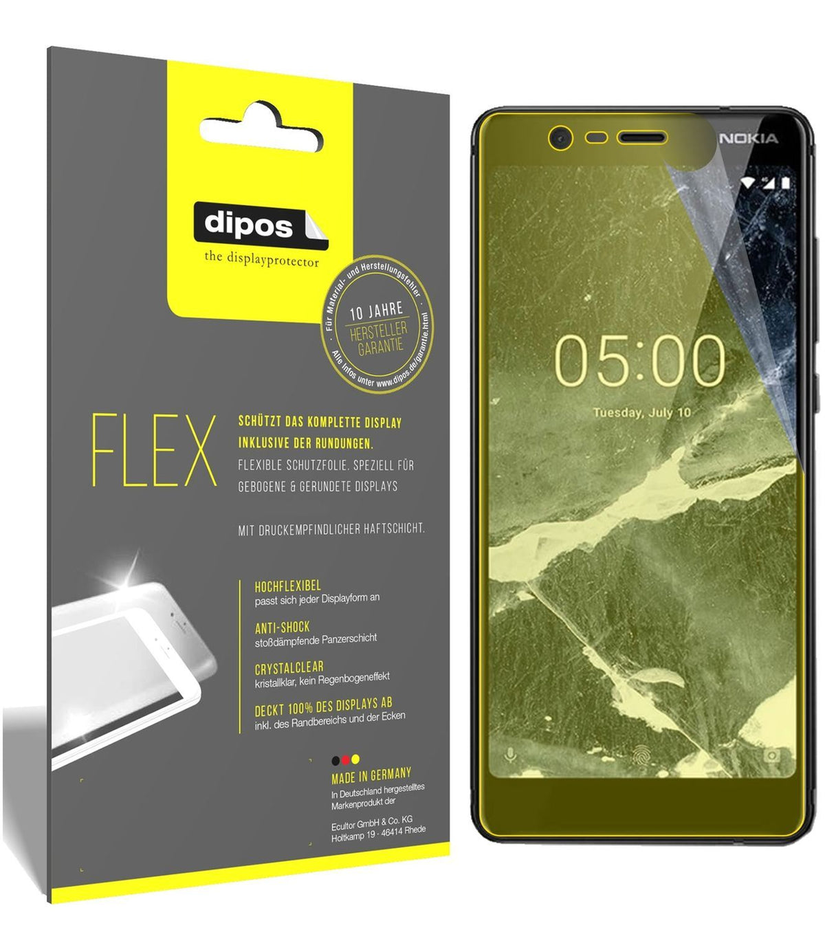 3x 3D Full Cover Schutzfolie für Nokia 46027 (1)