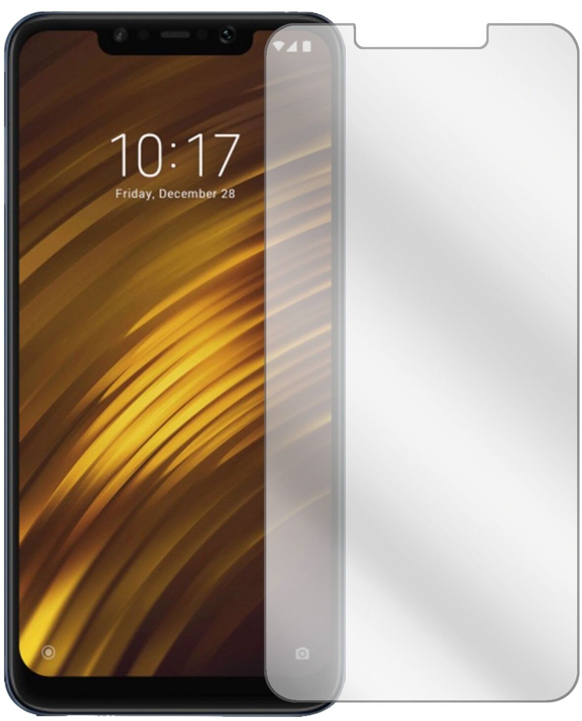 2x Schutzfolie klar für Xiaomi Pocophone F1 Displa (2)
