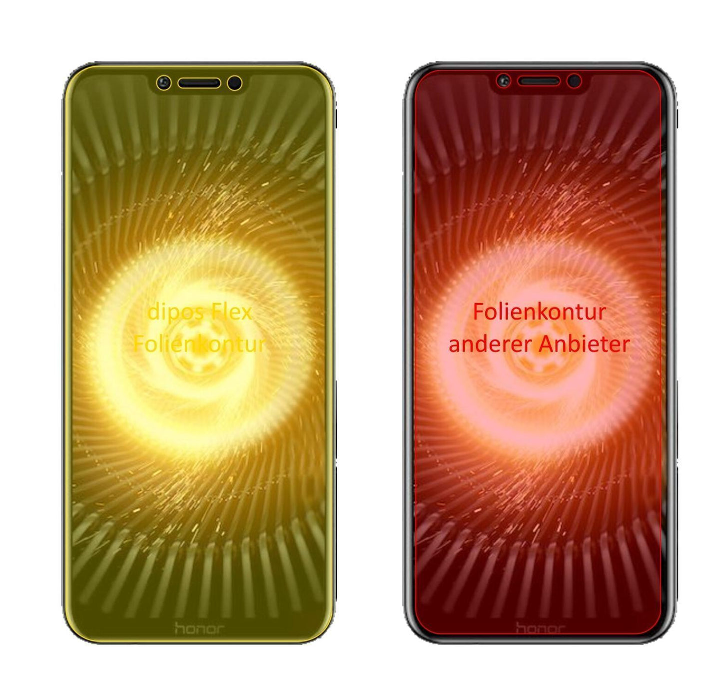 3x 3D Full Cover Schutzfolie für Honor Play (2)