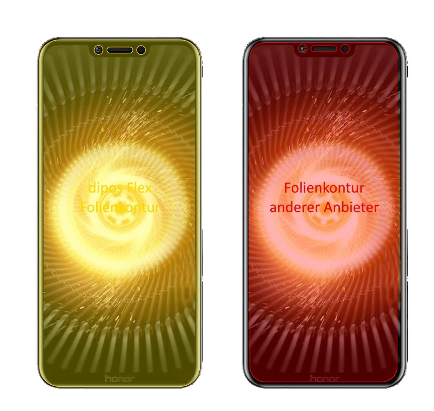 3x 3D Full Cover Schutzfolie für Honor Play (2)