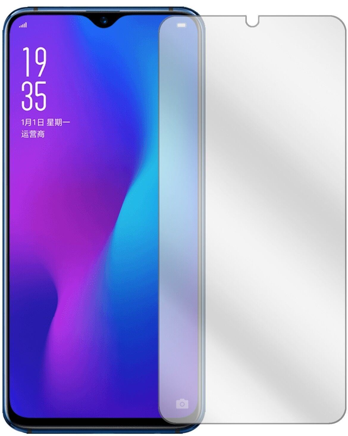 5x Schutzfolie klar für Oppo R17 Pro Display-Schut (1)