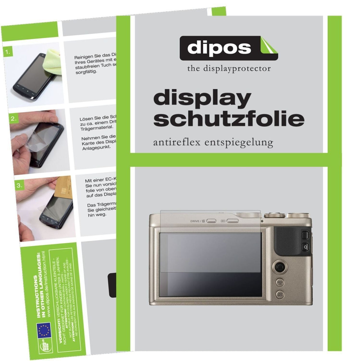 5x Schutzfolie matt für Fujifilm XF10 Display-Schu (2)