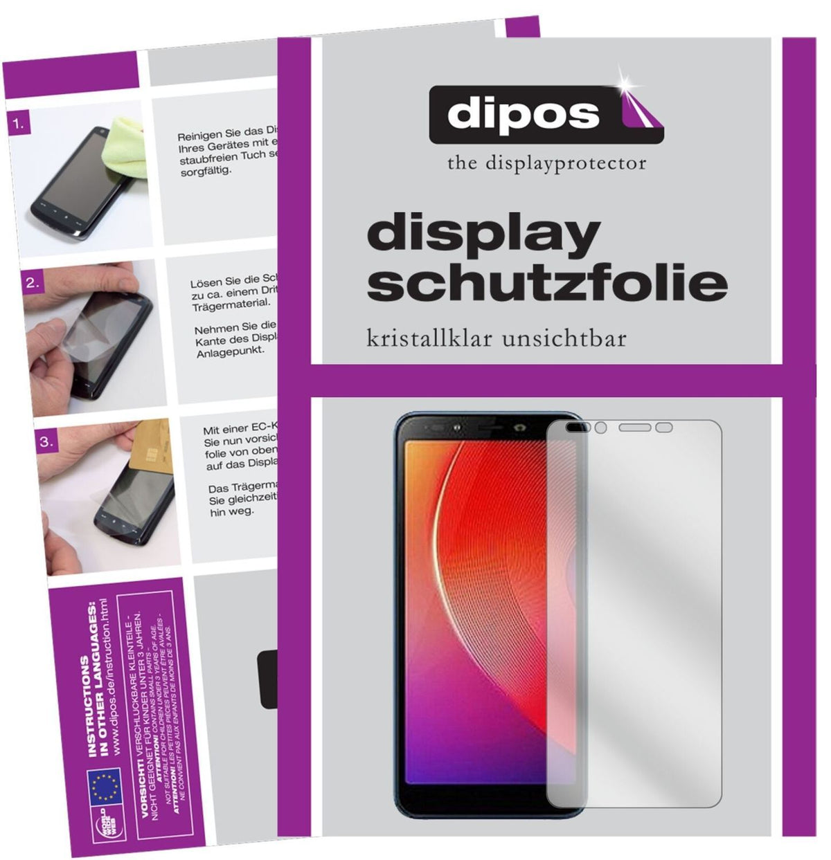 1x Schutzfolie klar für Infinix Smart 2 Pro Displa (2)