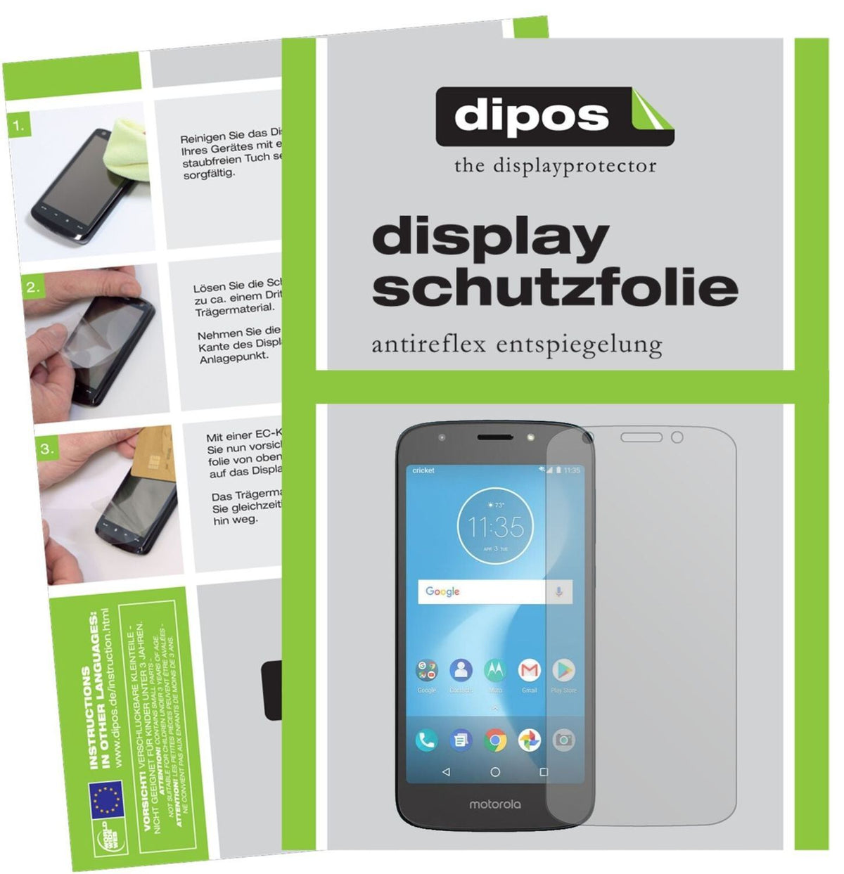 1x Schutzfolie matt für Motorola Moto E5 Cruise Di (2)