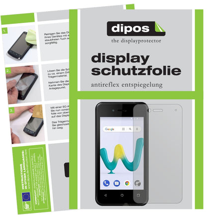 2x Schutzfolie matt für Wiko Sunny 3 Mini Display- (1)