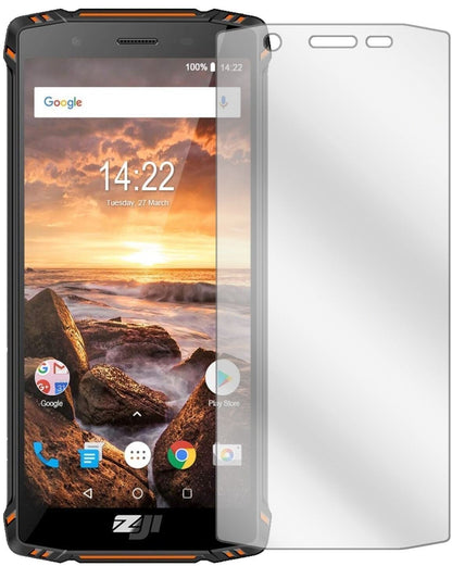 2x Schutzfolie klar für HomTom ZOJI Z9 Display-Sch (2)