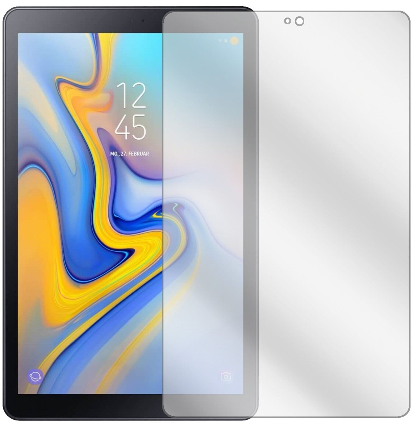 2x Schutzfolie klar für Samsung Galaxy Tab A 10.5  (2)