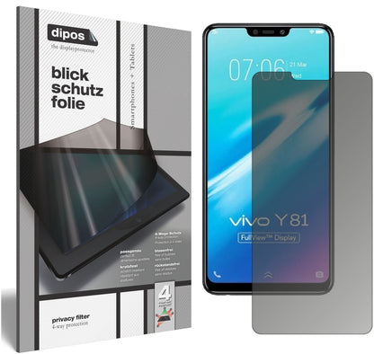 Blickschutzfolie für Vivo Y81 matt Schutzfolie Pri (1)