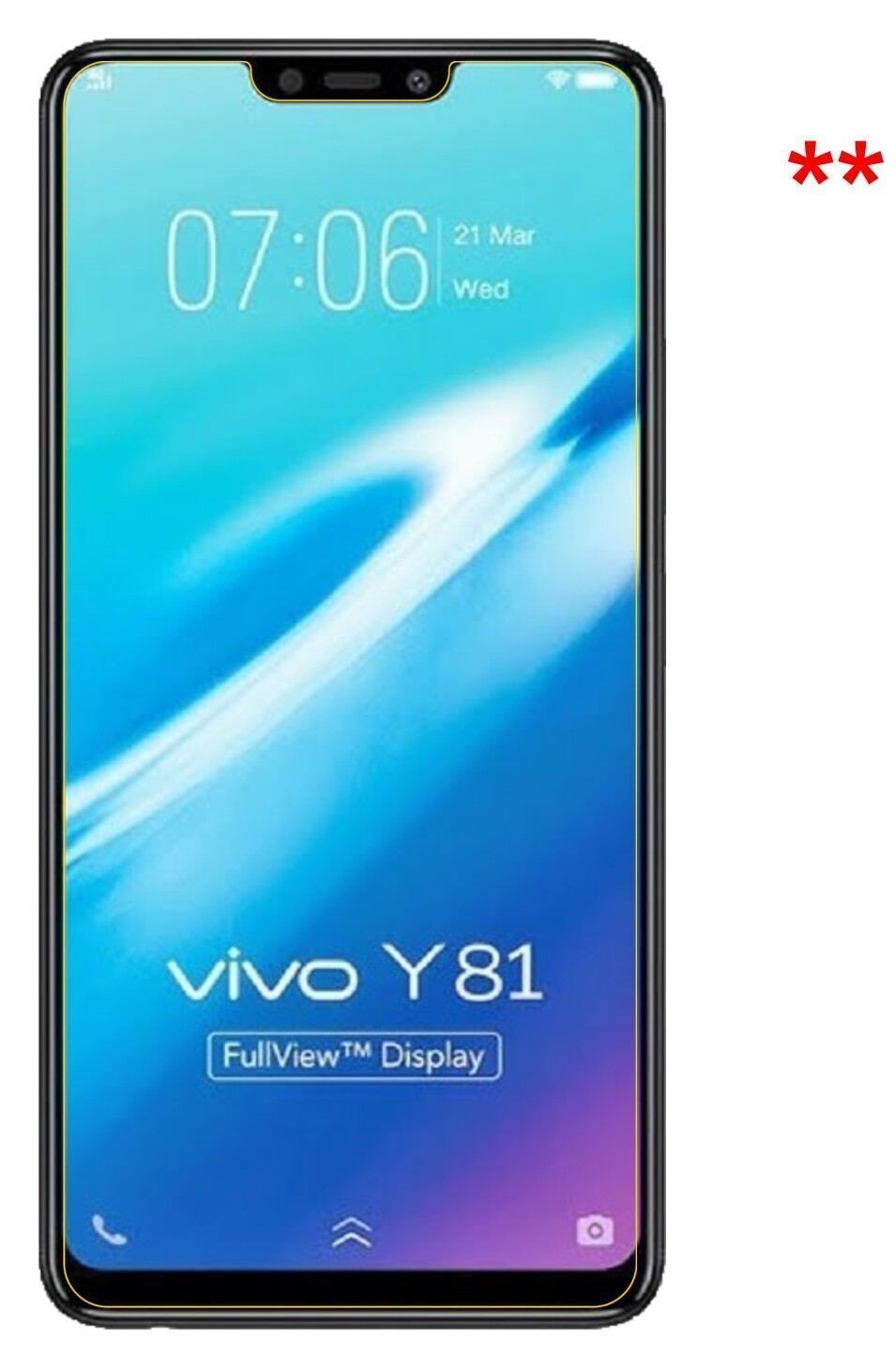 Blickschutzfolie für Vivo Y81 matt Schutzfolie Pri (5)
