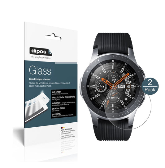 2x 9H Schutzfolie matt für Samsung Galaxy Watch 46 (1)