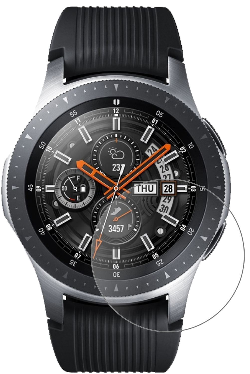 2x 9H Schutzfolie matt für Samsung Galaxy Watch 46 (2)