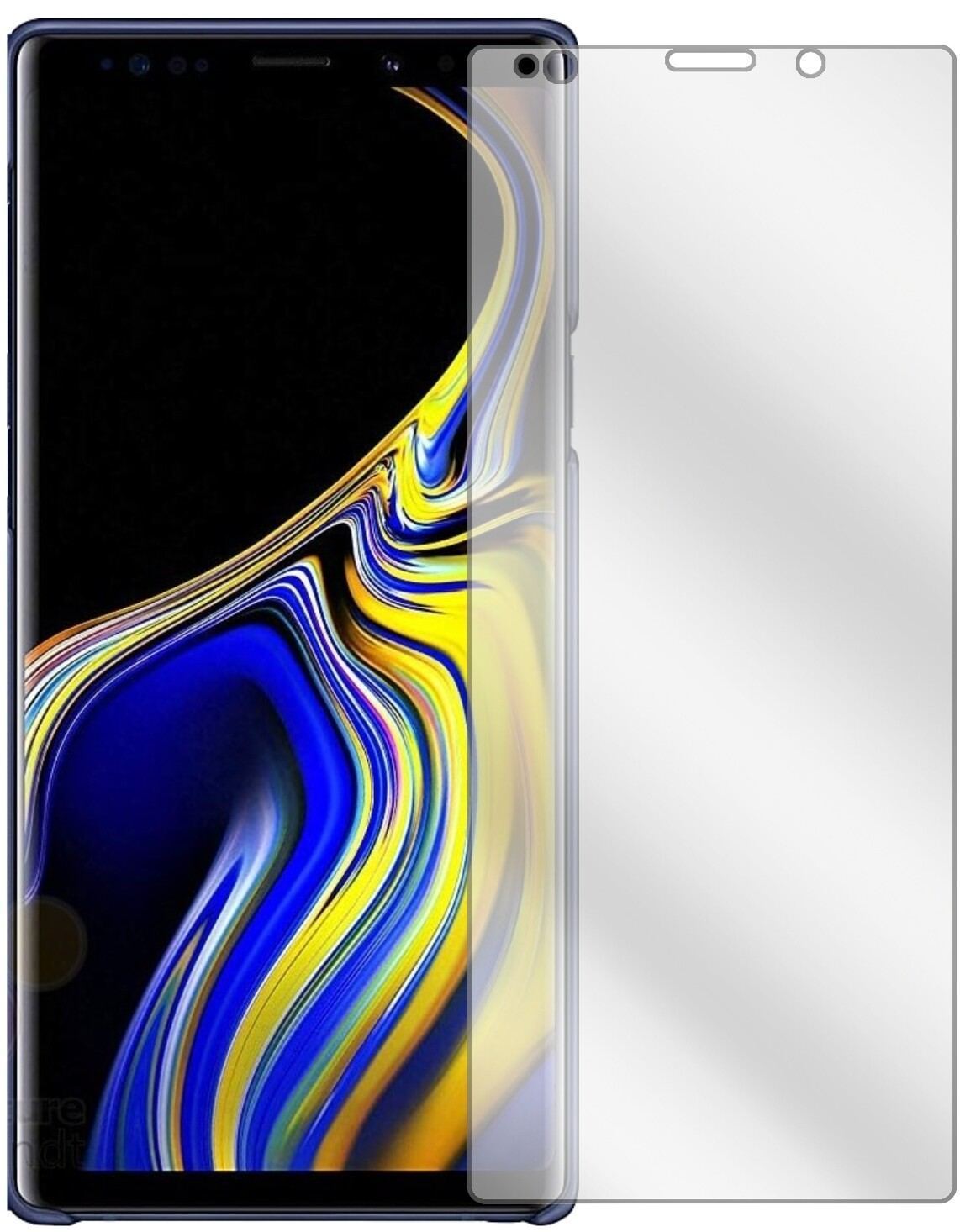 2x Schutzfolie klar für Samsung Galaxy Note 9 Disp (2)