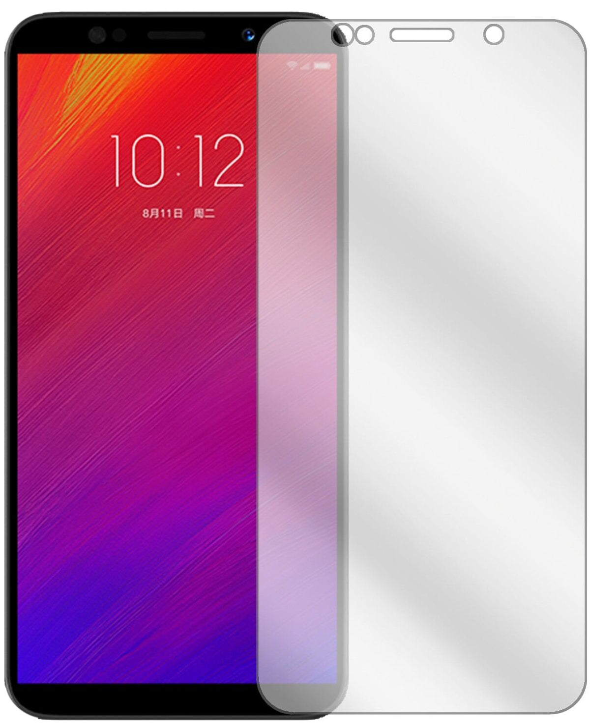 2x Schutzfolie klar für Lenovo A5 Display-Schutzfo (2)