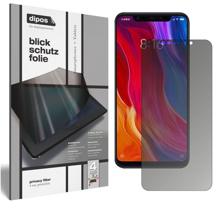 Blickschutzfolie für Xiaomi Mi 8 Explorer matt Sch (2)