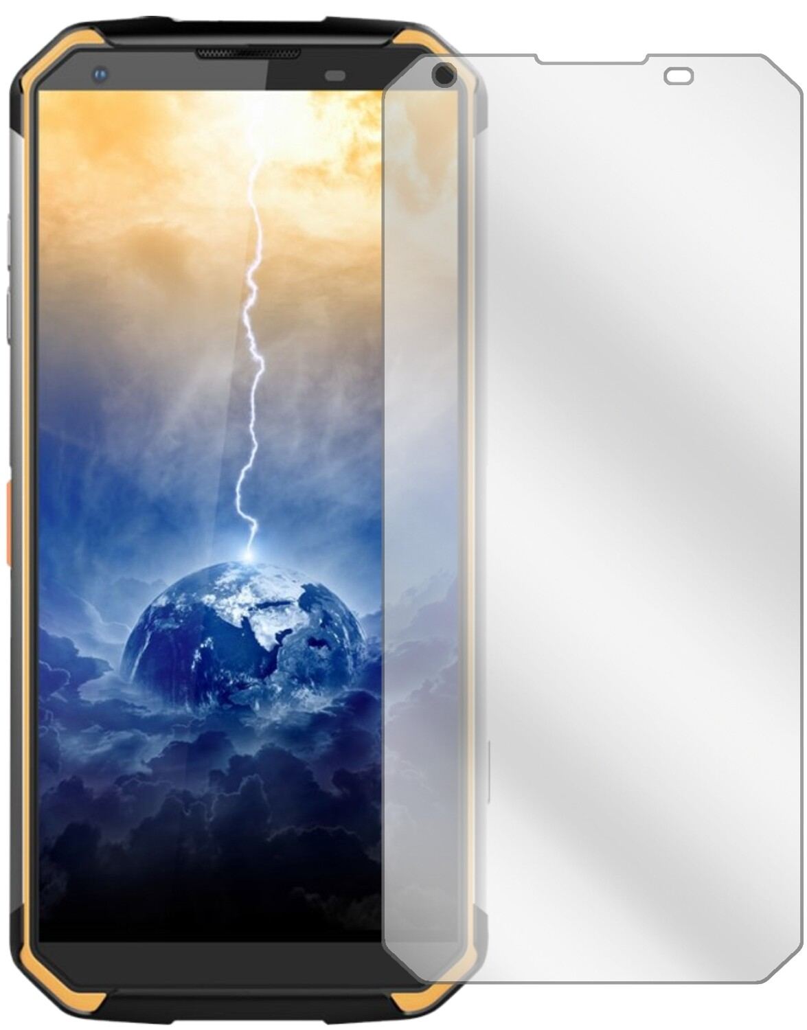 2x Schutzfolie klar für Blackview BV9500 Display-S (2)