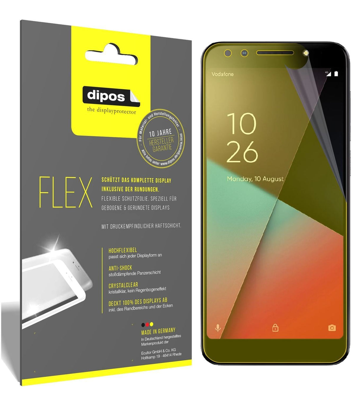3x 3D Full Cover Schutzfolie für Vodafone Smart N9 (1)