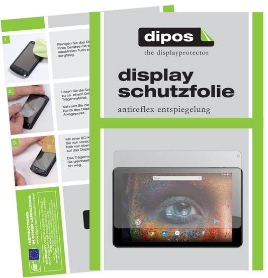 2x Schutzfolie matt für Odys Falcon 10 Plus Displa (1)