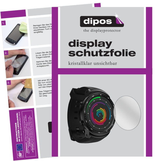6x Schutzfolie klar für Zeblaze Thor Pro Display-S (1)