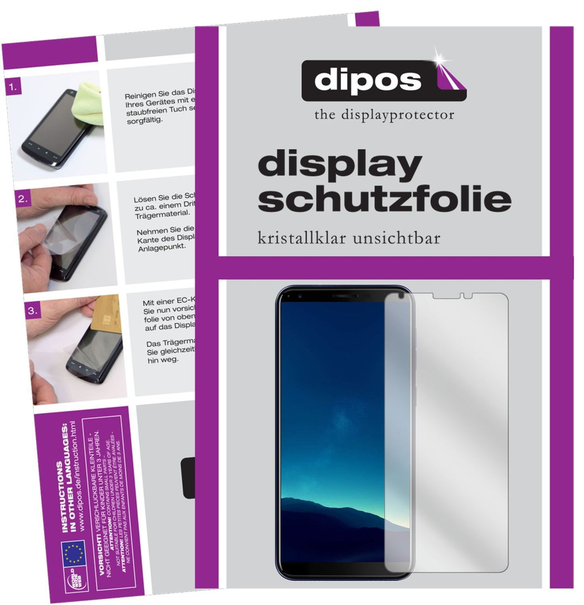 2x Schutzfolie klar für Cubot R11 Display-Schutzfo (1)