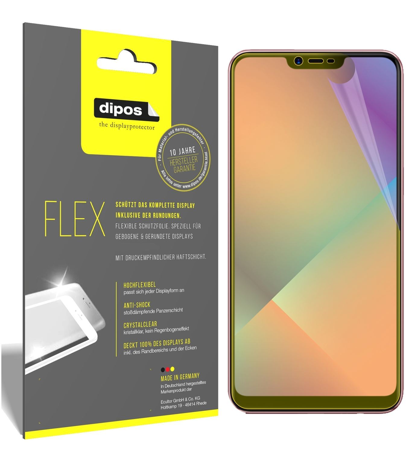 3x 3D Full Cover Schutzfolie für Oppo A5 (1)
