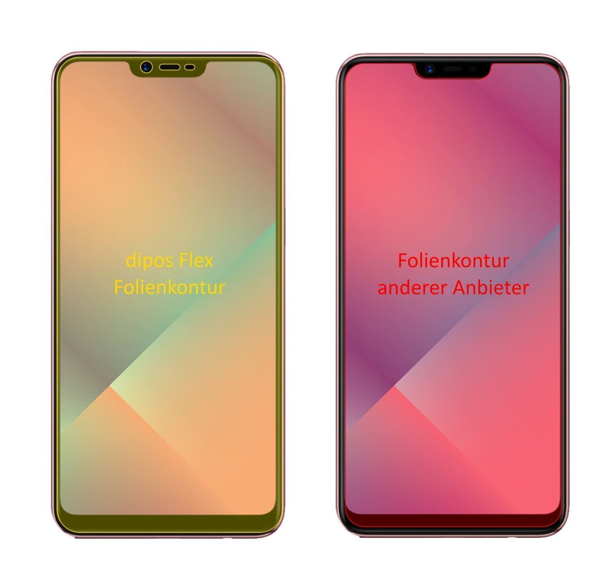 3x 3D Full Cover Schutzfolie für Oppo A5 (2)