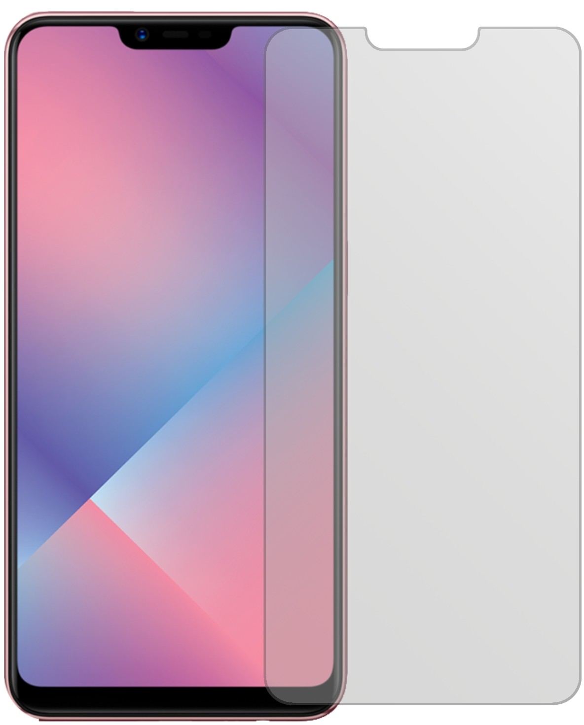 2x Schutzfolie matt für Oppo A5 Display-Schutzfoli (2)