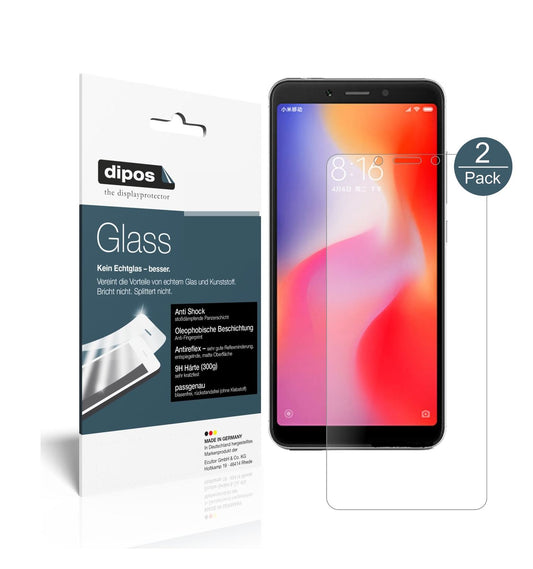 2x 9H Schutzfolie matt für Xiaomi Redmi 6 Panzerfo (1)