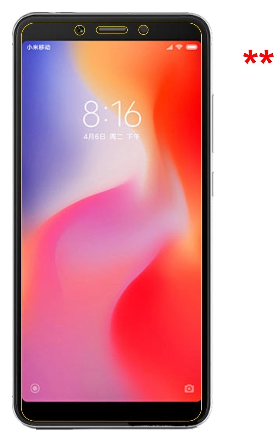 2x 9H Schutzfolie matt für Xiaomi Redmi 6 Panzerfo (9)