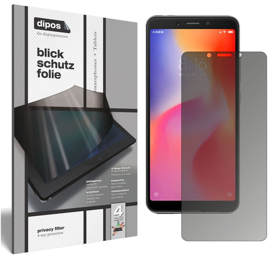 Blickschutzfolie für Xiaomi Redmi 6 matt Schutzfol (1)