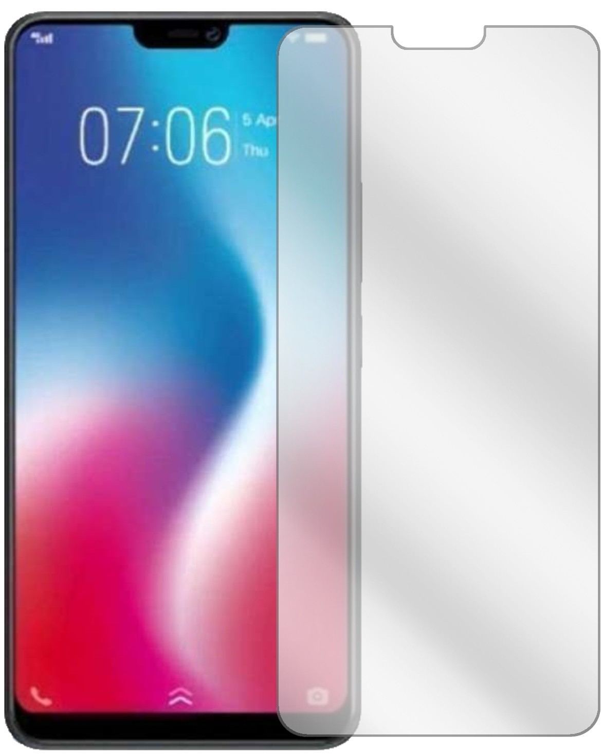2x Schutzfolie klar für Vivo Y85 Display-Schutzfol (2)