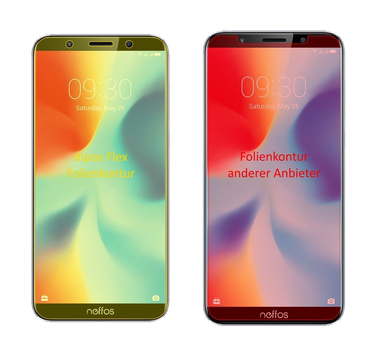 3x 3D Full Cover Schutzfolie für TP-Link Neffos C9 (2)