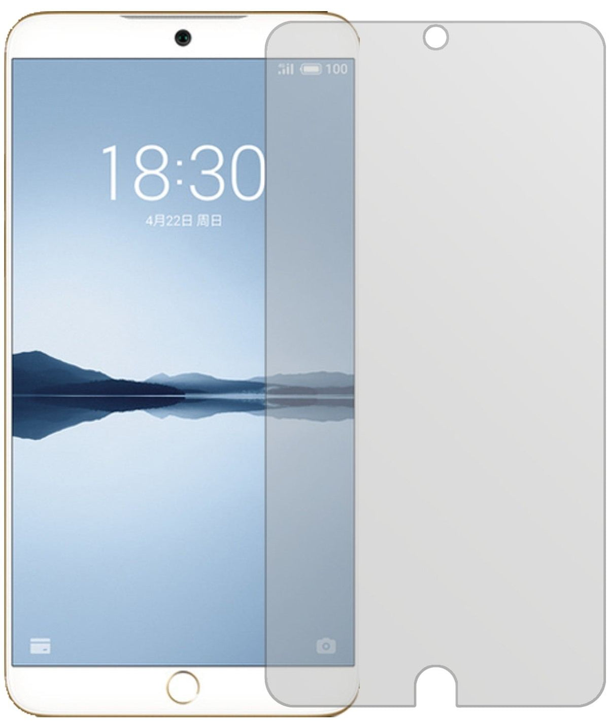 2x Schutzfolie matt für Meizu 15 Display-Schutzfol (2)