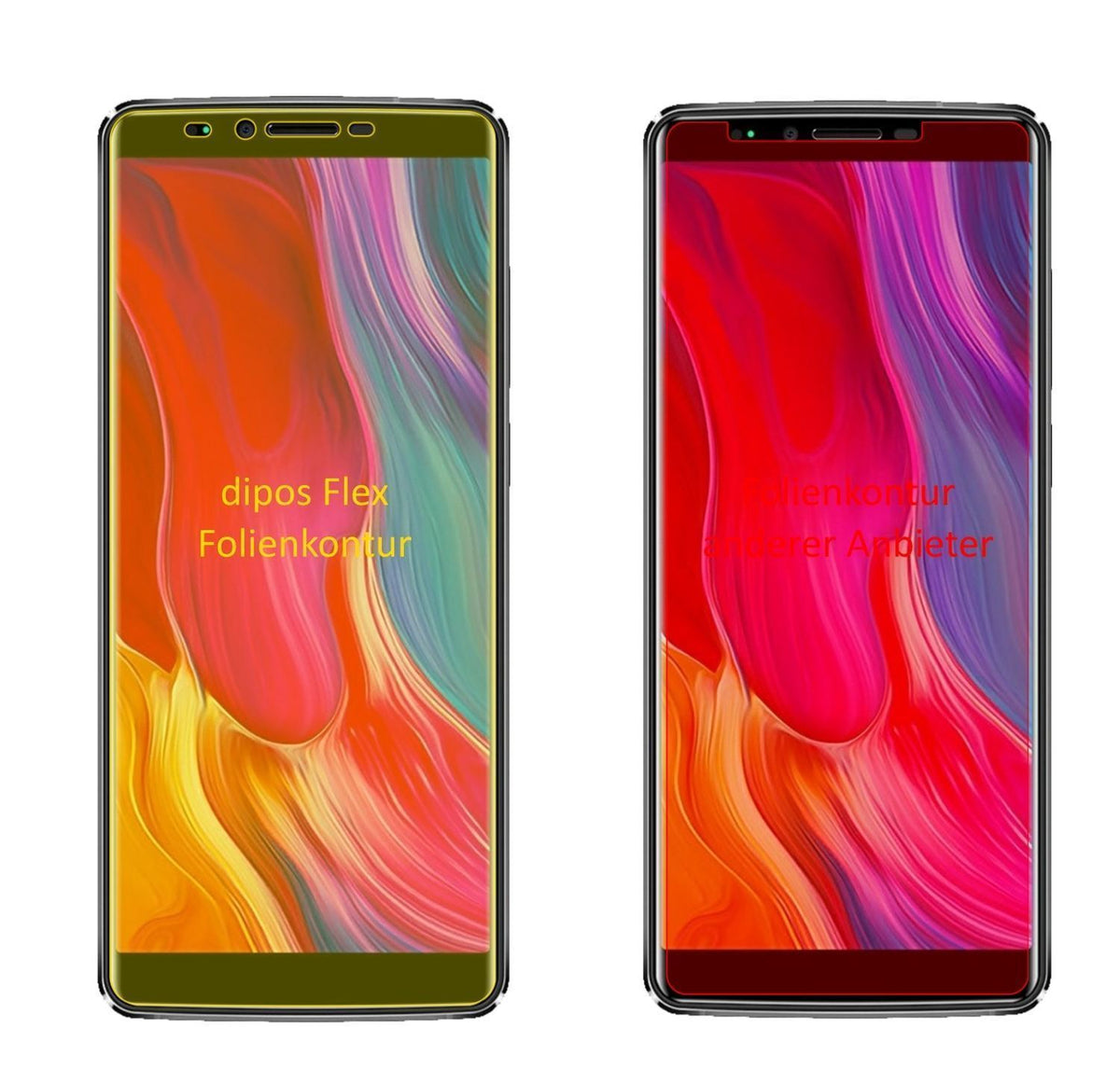 3x 3D Full Cover Schutzfolie für Oukitel K8 (2)