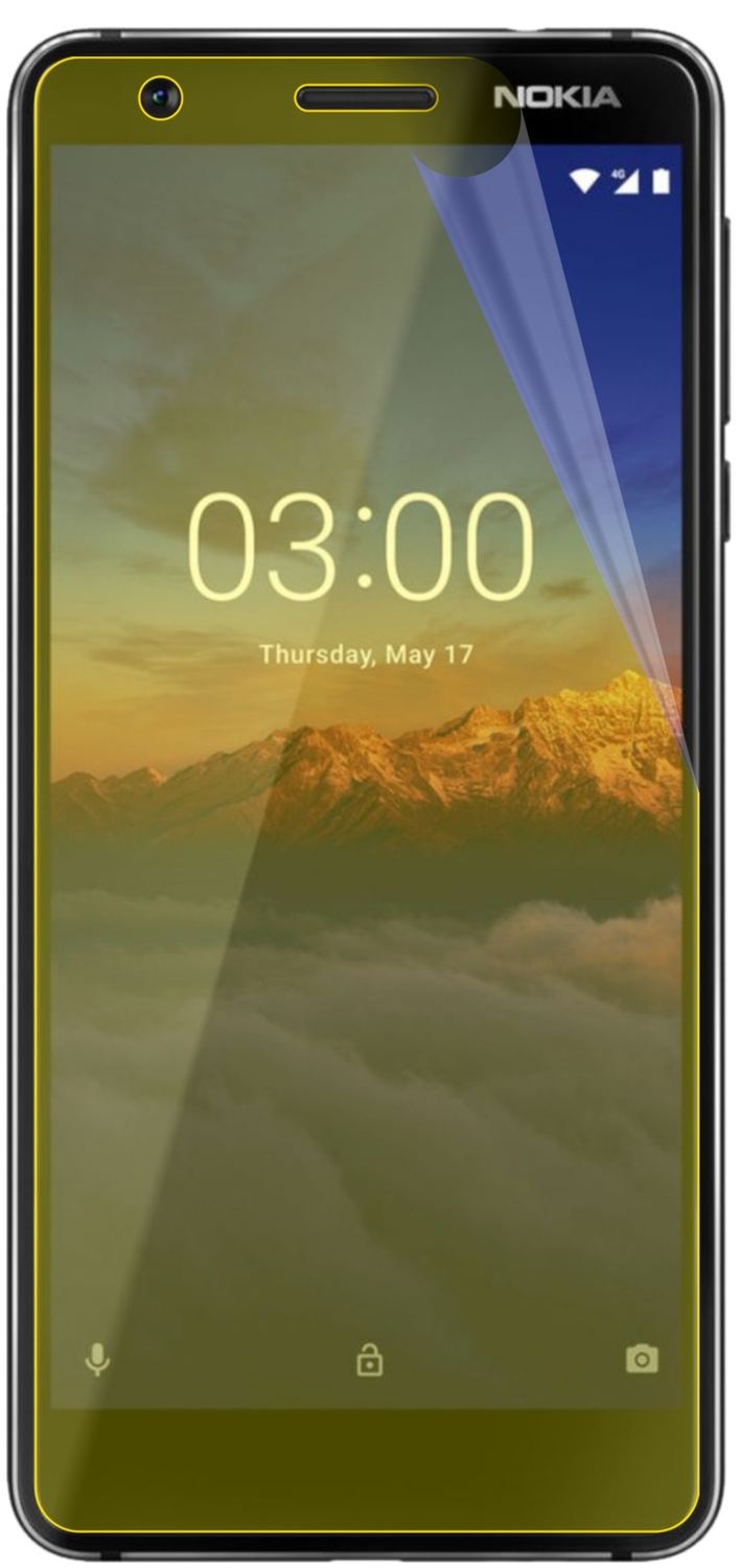 3x 3D Full Cover Schutzfolie für Nokia 46025 (3)