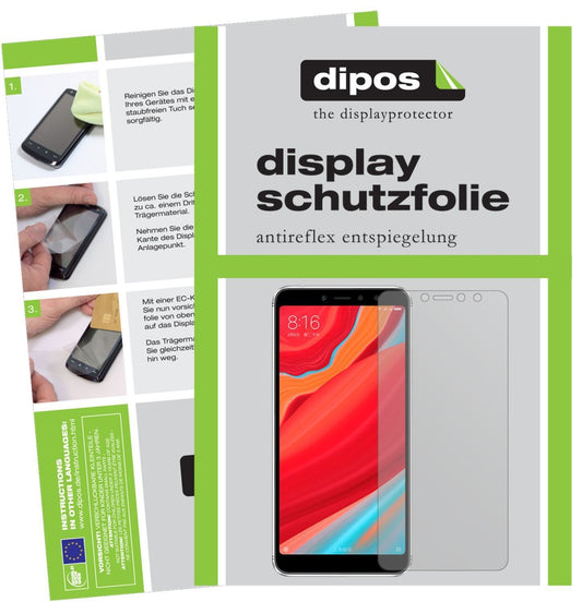 2x Schutzfolie matt für Xiaomi Redmi S2 Display-Sc (1)