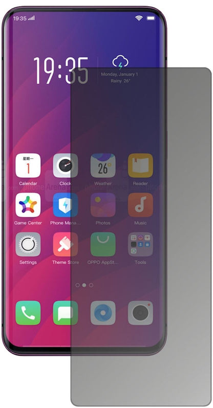 Blickschutzfolie für Oppo Find X matt Schutzfolie  (1)