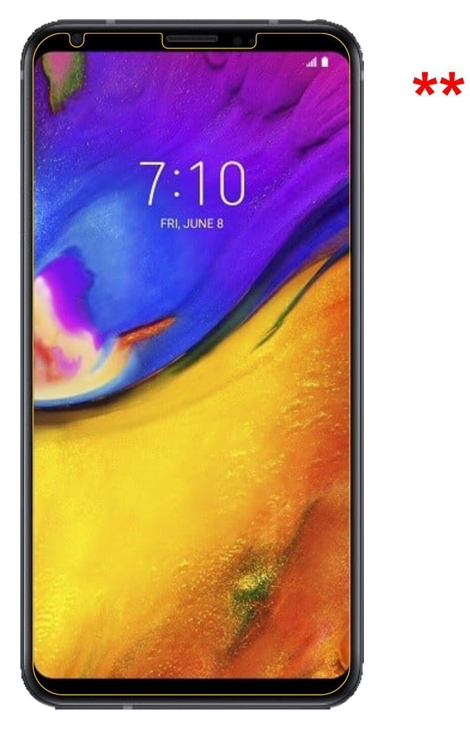 1x Schutzfolie klar für LG V35 ThinQ Display-Schut (5)